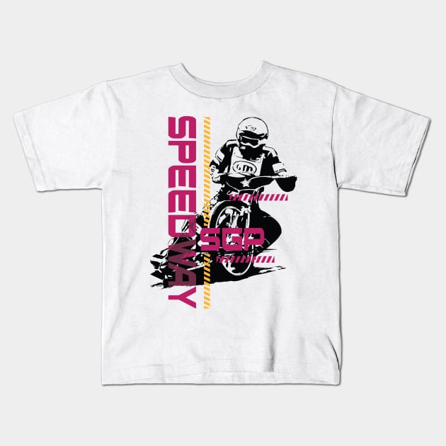 Speedway Grand Prix Championship Kids T-Shirt by CGD